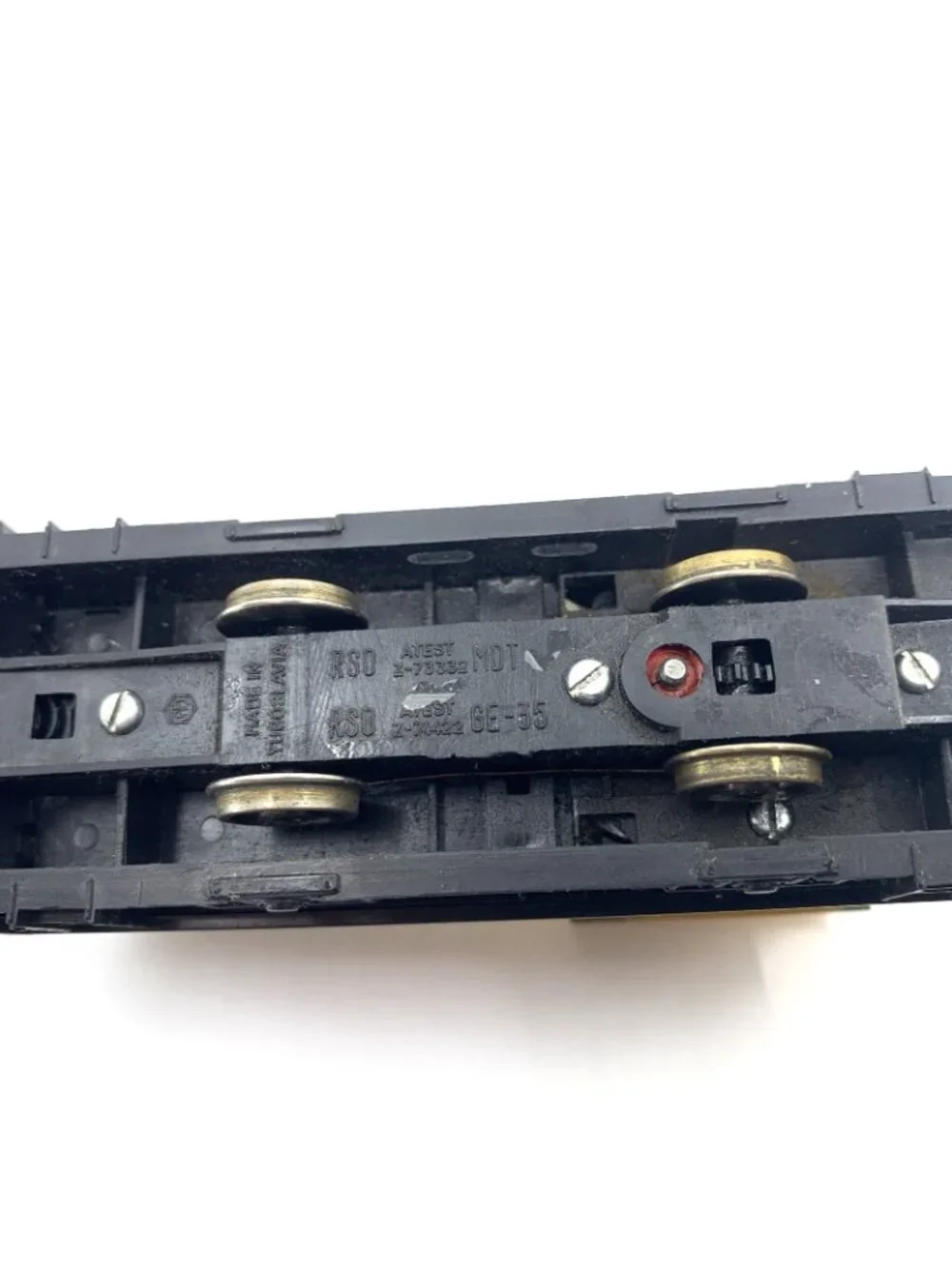 Plymouth HO Scale 0-4-0 Diesel Switcher Santa Fe ATSF 6670 Yugoslavia Vintage